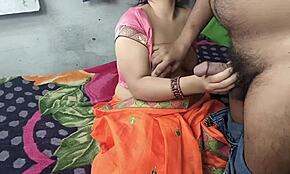 Indian Wife Fucks Husband's Friend at Home