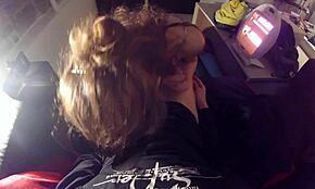 Feeling the surprise of a blowjob cumshot in my mouth.