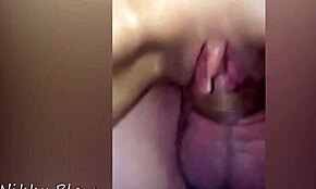 Hey, cuckold hubby, watch my lovers pound me deep with creampie!