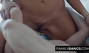 FamilyBangs - Stepdaughter Liv Wild Surprises Stepmom Jaclyn Taylor