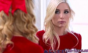 Tiny Blonde Teen Fingers Pussy