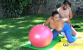 ugh, this mexican big-ass chica got me, her yoga teacher, to bang her hard... my bad!