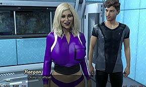 Stranded in space STRIP POKER