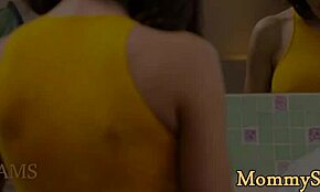 lesbian stepmom indulges in passionate pussylicking with stepdaughters