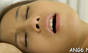 Dude, licking her natural melons gets me so worked up! 😈 Gotta have more of that beauty.