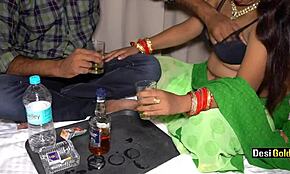Indian Randi Enjoys Drunken Sex at Farmhouse