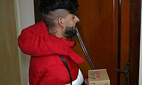 Wow, Young Trans Fucks Delivery Guy!