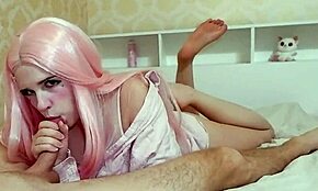 Hey, Princess Bu66legum works magic with legs while sucking