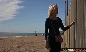 I'm obsessed with this beautiful blonde teen handling a huge black dick