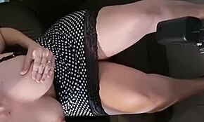 watch this housewife masturbating her big tits for strangers? karina and lucas