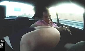 Wow, sucking cock in the moving car feels amazing!