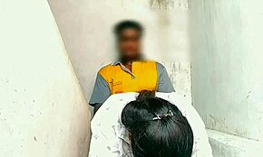 indian village farming girl sneaks off with forest officer for steamy outdoor action.