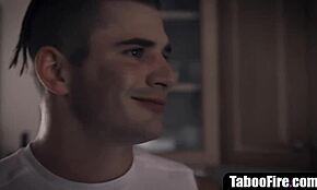 Stepbrother and Stepsister COMPETE for STEPMOM'S PUSSY in TABOO Contest