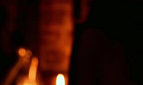 Oh, Sexy Devil Applies Hot Wax to Her Big Clit and Nipples!