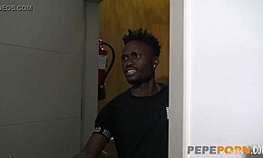 Nuria's First Huge Black Cock Stretches Her Pussy Intensely In Doggy Style