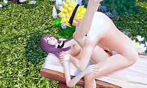 Naruto Sets Up Hinata for Brutal Anal and Deep Throat in Sims 4 Hentai.