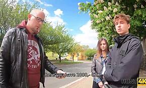 Pretty lassie flaunts wild sex skills to rich guy for cash on Hunt4k