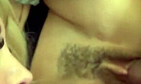 Blonde In Lingerie Fucks Hard During Swingers Quickie.