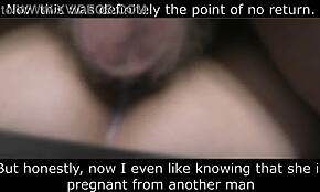 Cheating Wife with Big Boobs Creampied and Pregnant by Another Man!