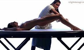 Little tight virgin pussy teen 18+ vika massaged