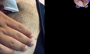 asian young teen with small tits gets caught in bathroom by husband during waxing