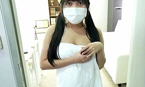 18-Year-Old Girl Tempts With Her Tight Body In Bathing Costume.