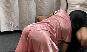 yo, indian chachi bent over for doggy style banging