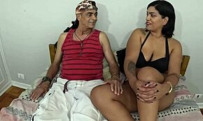 60 year old man licks and fucks big asses in casting