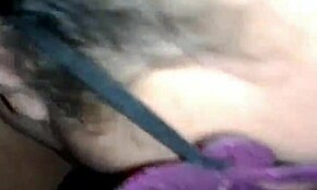 Submissive mature with saggy tits begs for cum in homemade video. Watch her lick and take huge loads!