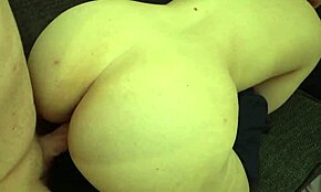 bubble butt pawg gets fucked doggy style, then rides tight pussy for creampie.