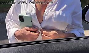 Stranger Catches Me Masturbating in Car and Helps Me Finish