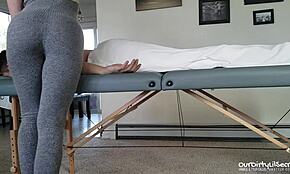 Happy ending massage cum swallow