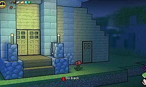 hornycraft parody hentai game episode 49 with alex