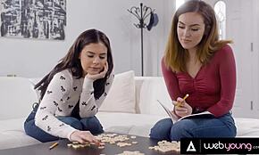 Hey Violet Starr, how’d your board game turn into steamy scissoring?