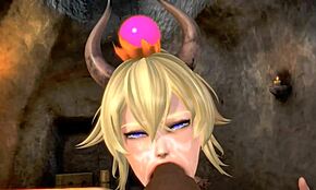 Hey, wanna see Princess Bowser in wild 3D hentai action?