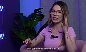 Colombian babe majo cute teaches squirt tutorial in xxxfollow podcast with dani ortiz, sucking and masturbating.