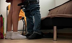 Nataly the Mexican model doesn't notice the recording during her fitness session