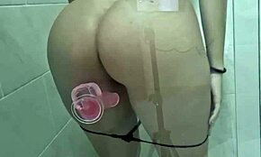 i go wild in the bathroom craving hard action in every position.