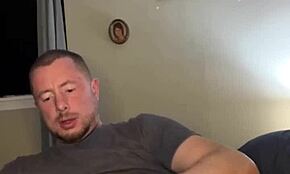 Watch This Flexible Guy Masturbate With Plug!