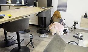 Redhead College Girl’s Fashion Haul Turns Into Steamy Porn Casting