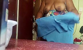 evangelical housewife showing off her curvy body outdoors