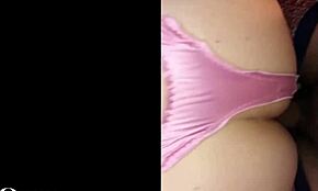 damn, this french amateur slut in satin panties gets deepthroated hard!