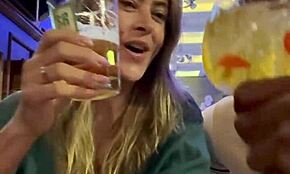 Black Lover Fucks Married Woman Publicly While She Calls Cuckold Mid-Action