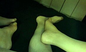 Milf and I in fine nylon stockings part 2