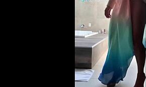 Brazilian Woman Dances In Miniskirt And Dress