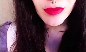 I sees the hot brunette backstage, she's so sexy in her uniform