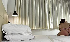 behind the scenes of latina babe licking ass and getting anal