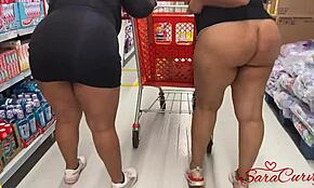 我迷上继女在超市调皮！