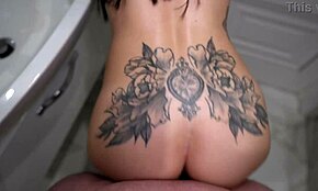 fucked big ass best friends girlfriend in the bathroom hard anal close up 4k