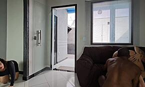 I was surprissed seeing my friend eat that big-assed bbw's cunt